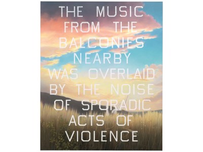 Ed Ruscha, The Music from the Balconies, 1984