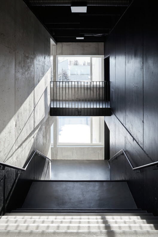 Media Building of Riga Art and Media School / MADE arhitekti - Interior Photography, Stairs, Handrail
