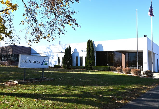 H.C Starck offices and plant on Jay Street in Coldwater.