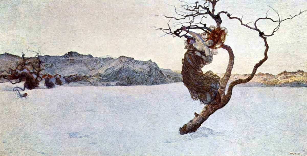 giovanni segantini evil mothers painting