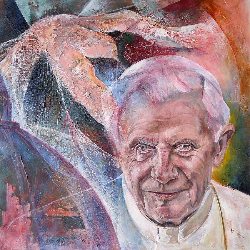 <em>Pope Benedict XVI</em> by Ivan Grixti