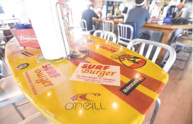 The popular Pensacola Beach burger joint Surf Burger had a 10-year run before closing its doors in 2014.