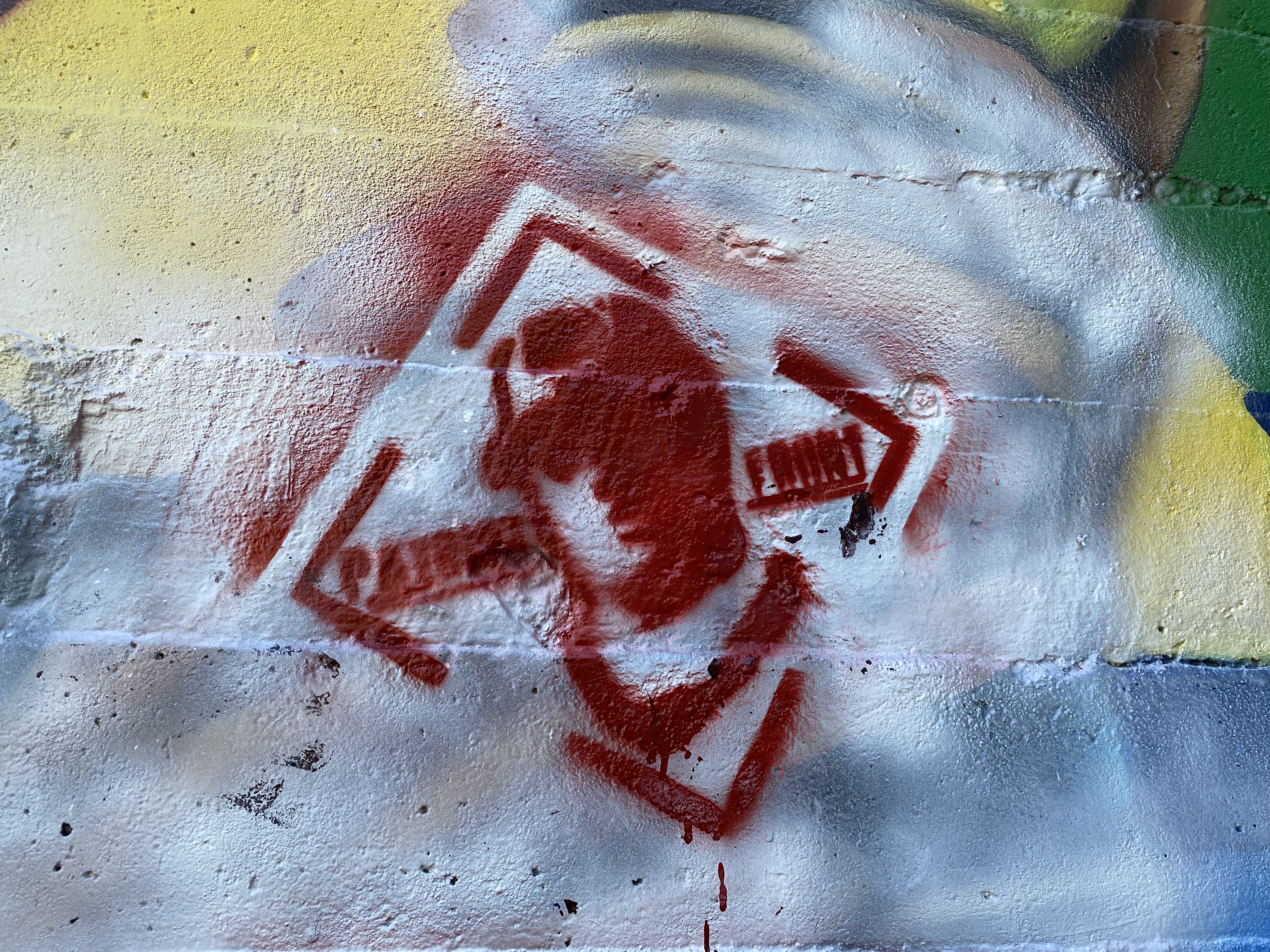 arthur ashe mural vandalism patriot front