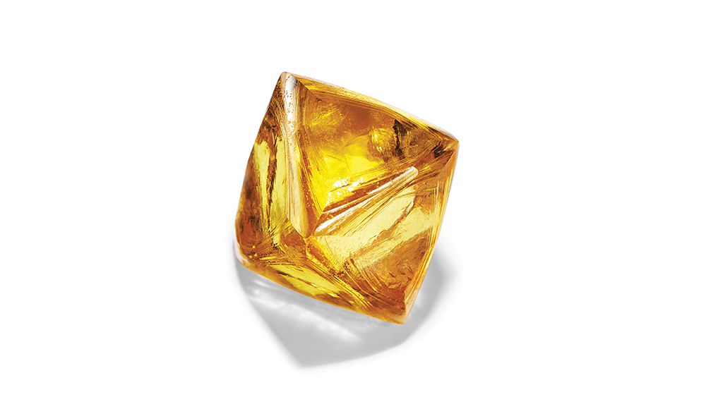Tiffany & Co. fancy-vivid-yellow rough diamond of over 71 carats