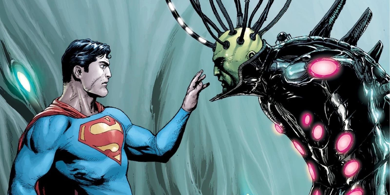 Action Comics Superman Touches Braniac Gary Frank