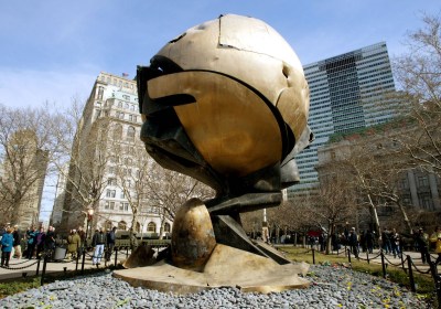 Fritz Koenig, The Sphere (1968–1971), Liberty Park, New York CIty