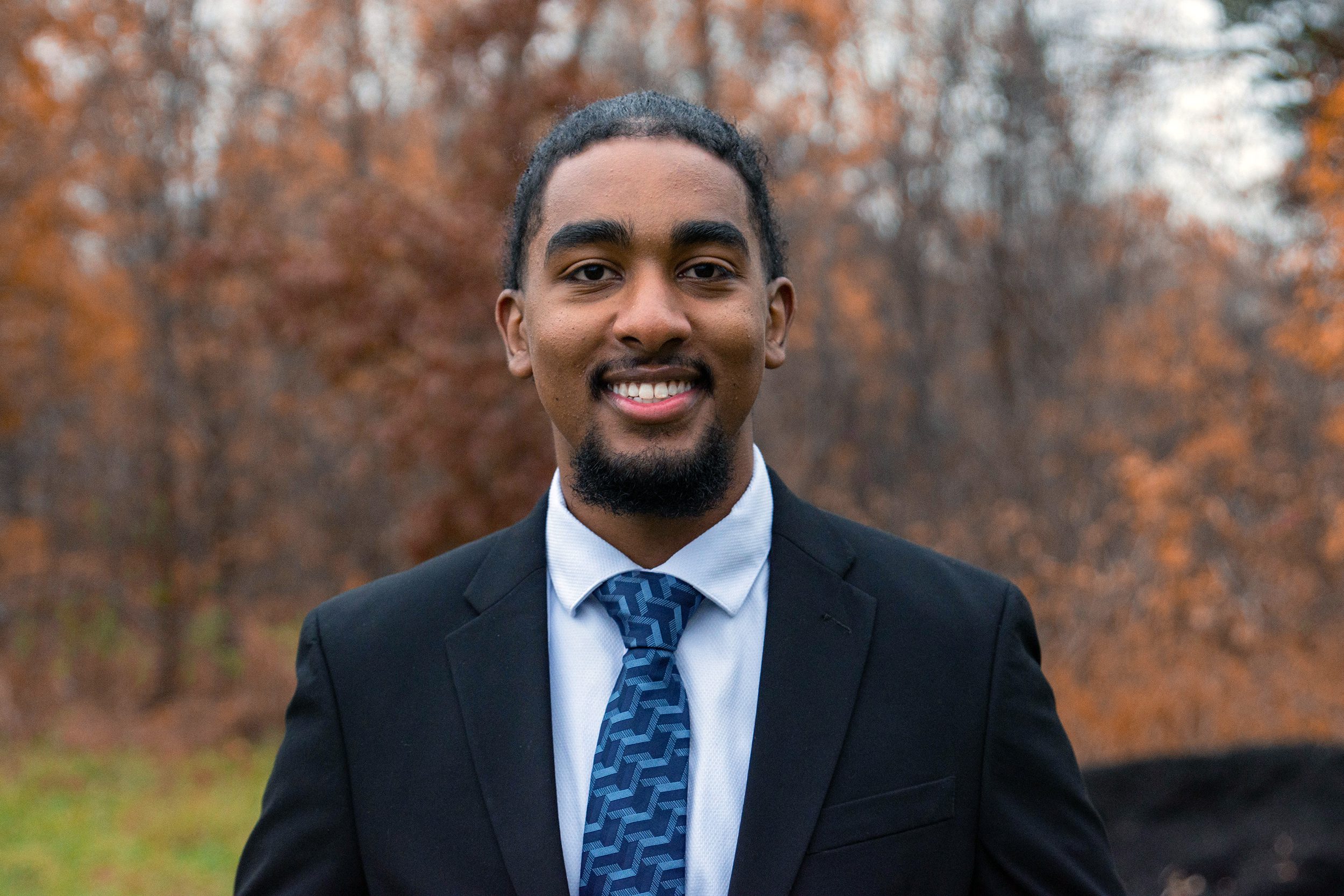 Mazen Nour '24 will use his George Floyd Fellowship to create a project called Black Youth's Day at the Capitol. Photo by Samuel Gwin '25