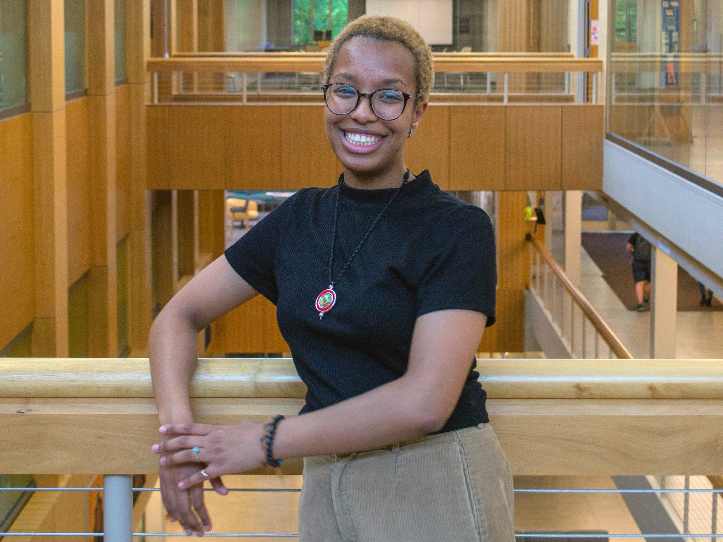 Ruhama Solomon '24 will use her second year as a George Floyd Fellow to look deeper into the power of art as a means of social and political engagement through a project titled “Canvas of the African Diaspora: Artivism in D.C.’s Museums.”