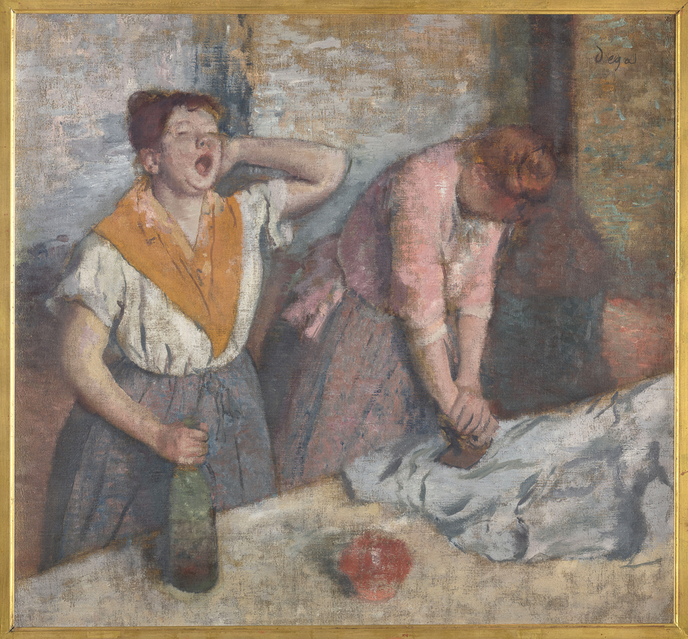 Women Ironing, 1884–86. Edgar Degas