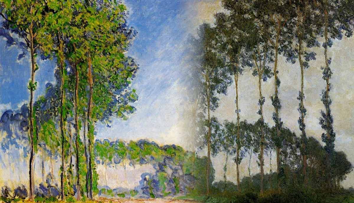 claude monet passing time