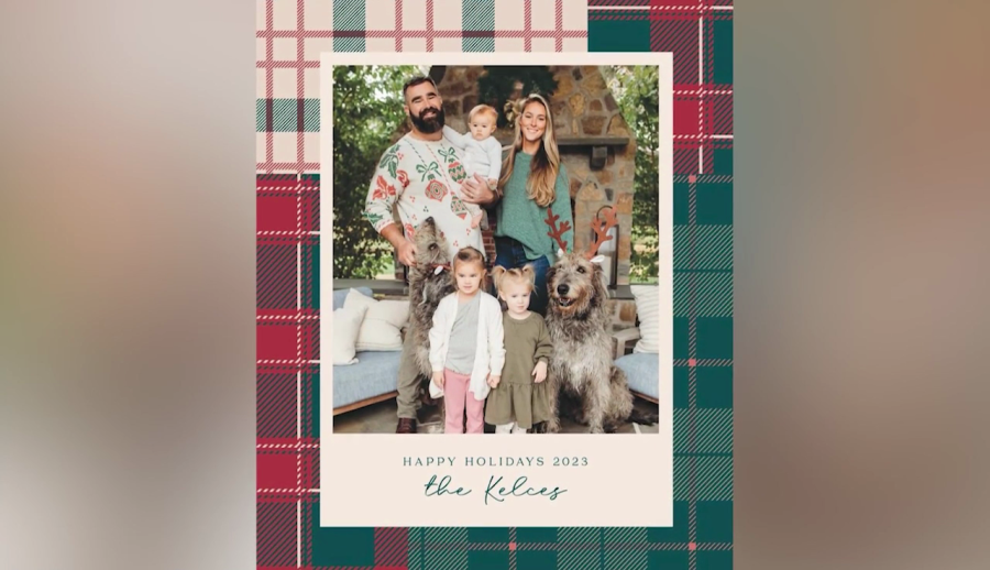 Local artist's work goes viral after Kelce family uses her design for Christmas card