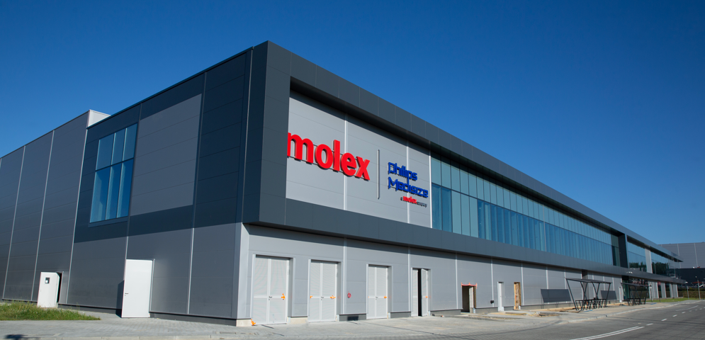 Molex's cutting-edge Katowice campus expands regional manufacturing capacity to facilitate timely product delivery of advanced medical devices and electrification solutions to European customers.