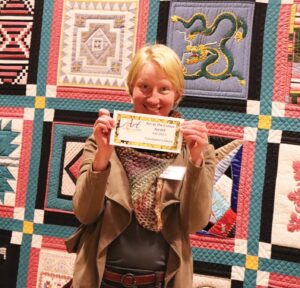 Amazing local art Local artist Danielle M. Crouse won the “Coordinator’s Choice” award. PHOTOS BY CHRISTOPHER KELLEY
