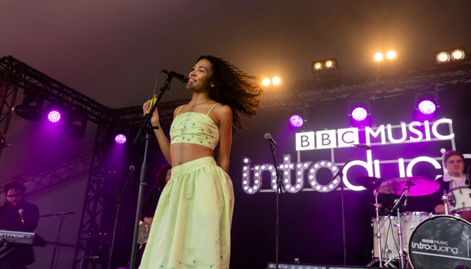 Olivia Dean at Big Weekend BBC Introducing Stage 2023 (BBC/PA)