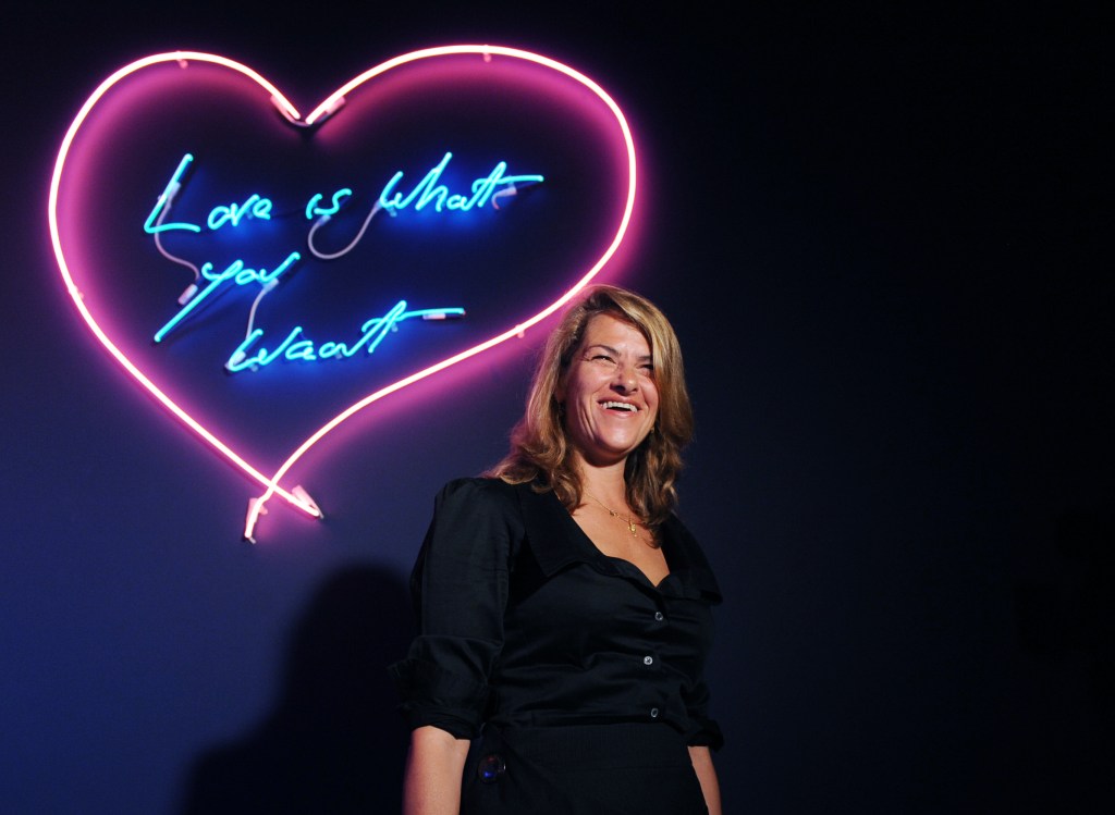 Tracey Emin attends a photo call for her 