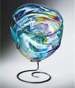 A glass piece by David Goldhagen