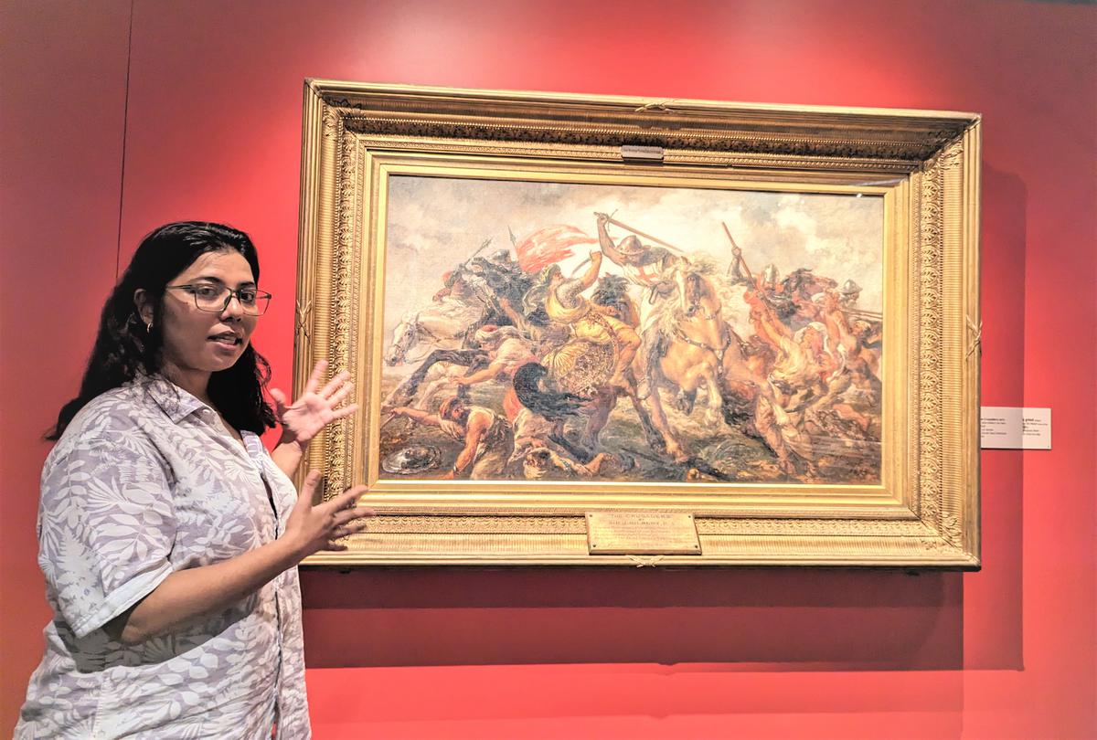 Curator Nilanjana Som explains how the European masterpieces from Renaissance and Baroque eras are restored in the museum.