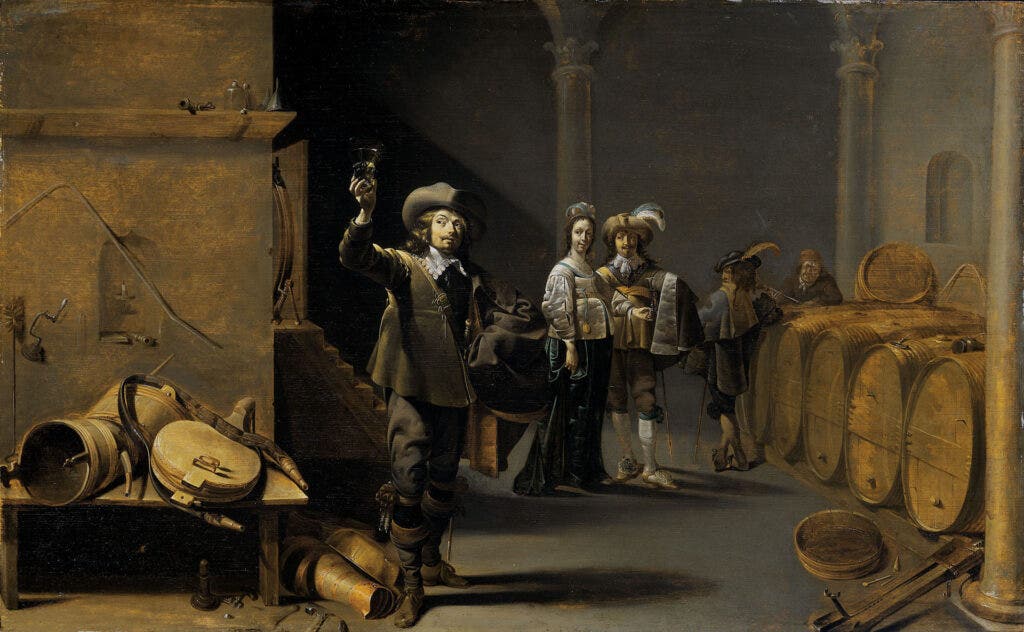 The Wine Connoisseurs - Jacob Duck - 1640 - 1642