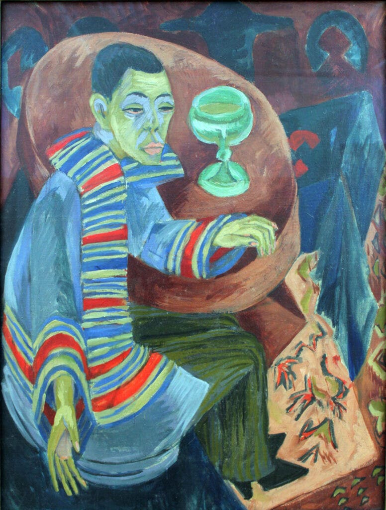 Ernst Ludwig Kirchner - The Drinker - 1914