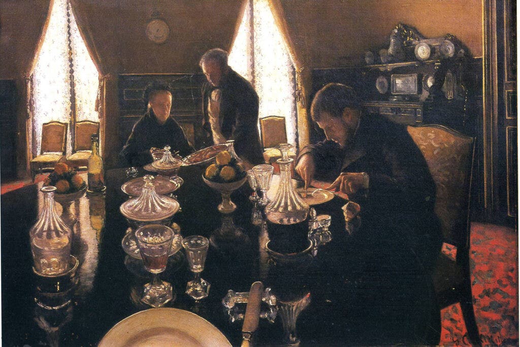 Luncheon - Gustave Caillebotte - 1876