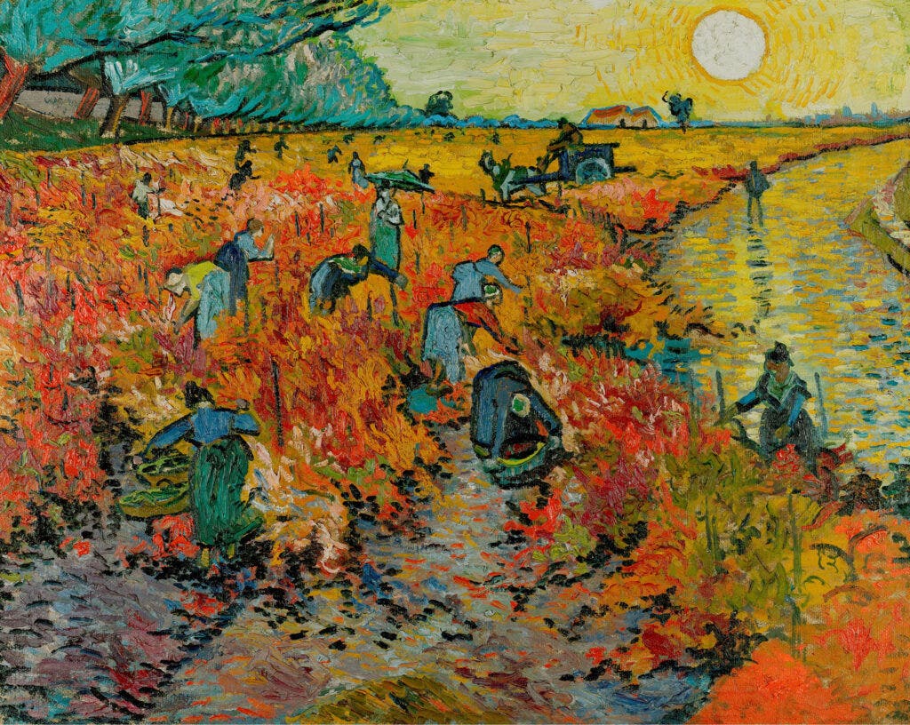 Vincent van Gogh - Red Vineyard at Arles 1888