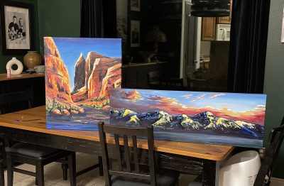 Artwork by Kimberly Ipson is on display inside her home in St. George, Utah, date unspecified | Photo courtesy of Kimberly Ipson, St. George News