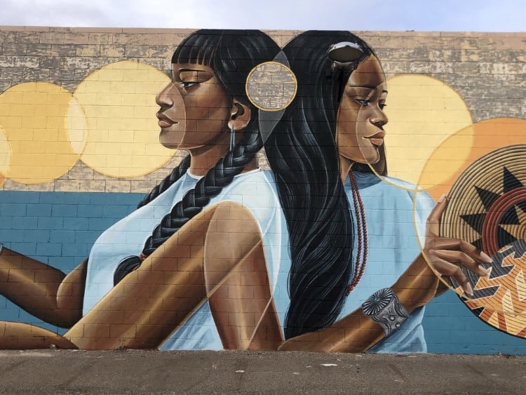 Nani Chacon Mural at Coe Art Center