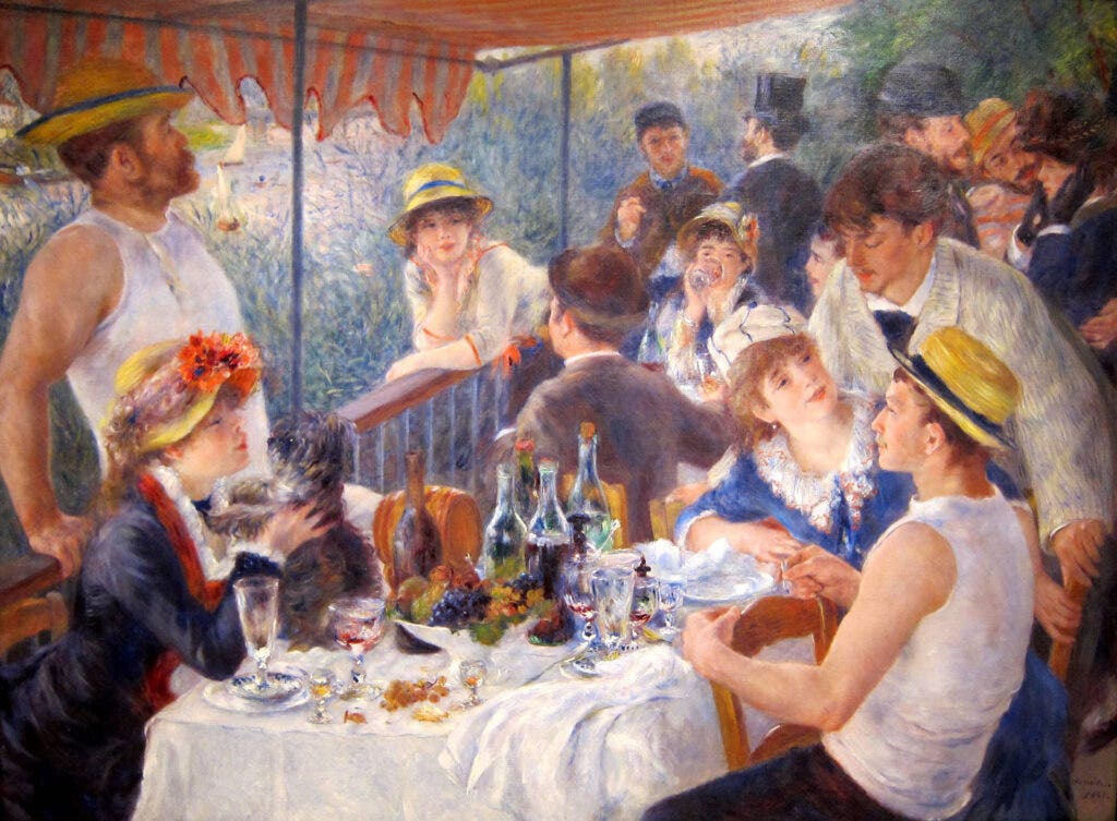Pierre-Auguste Renoir - Luncheon of the Boating Party 1880-1881