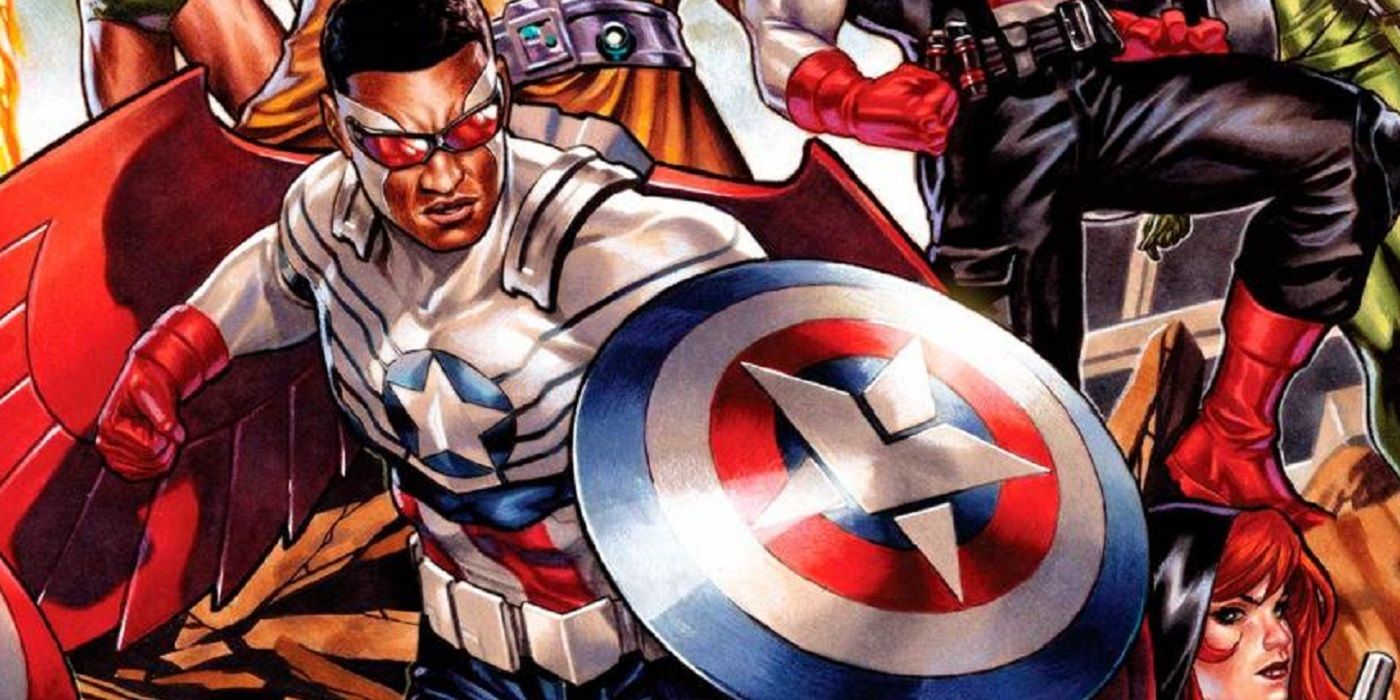 Sam Wilson's current shield as Captain America