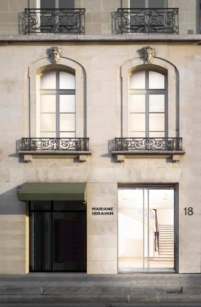 Exterior of Mariane Ibrahim’s Paris gallery