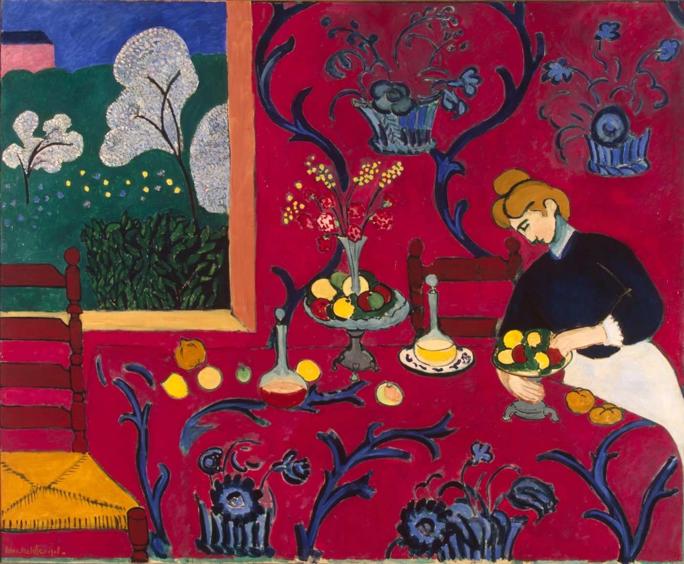 matisse-dessert-rouge-painting