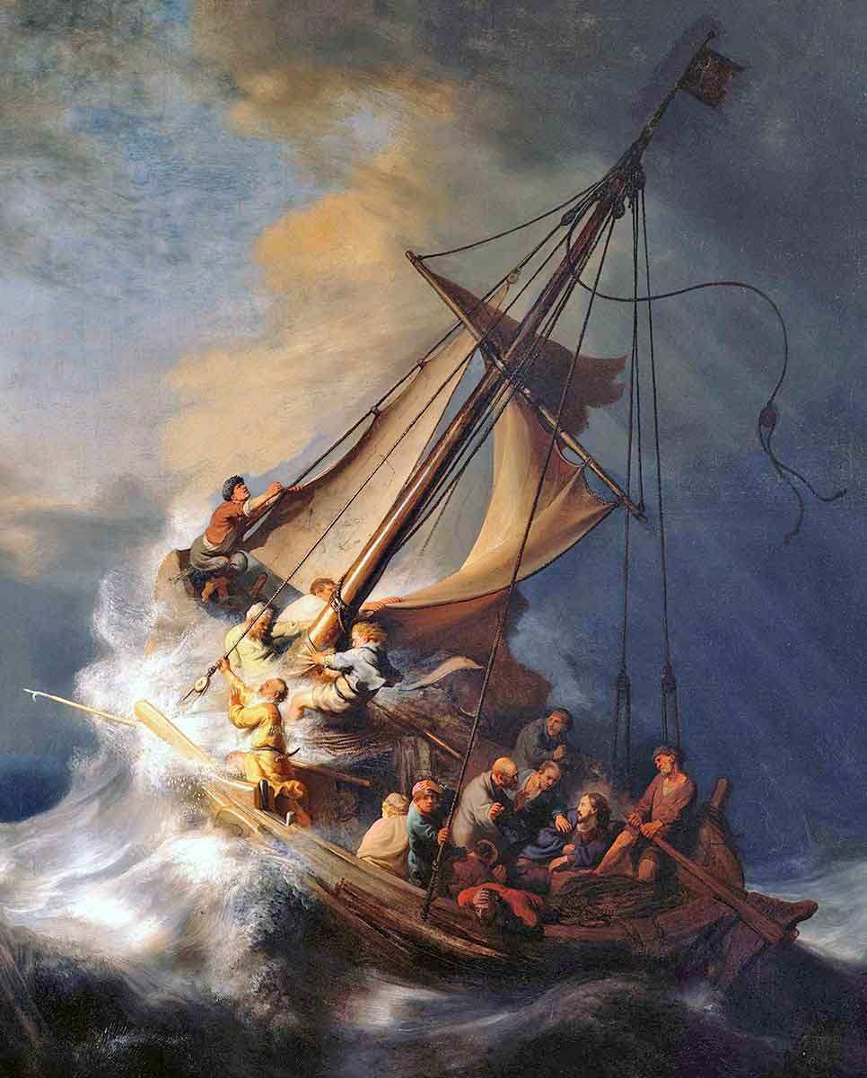 rembrandt galilee painting