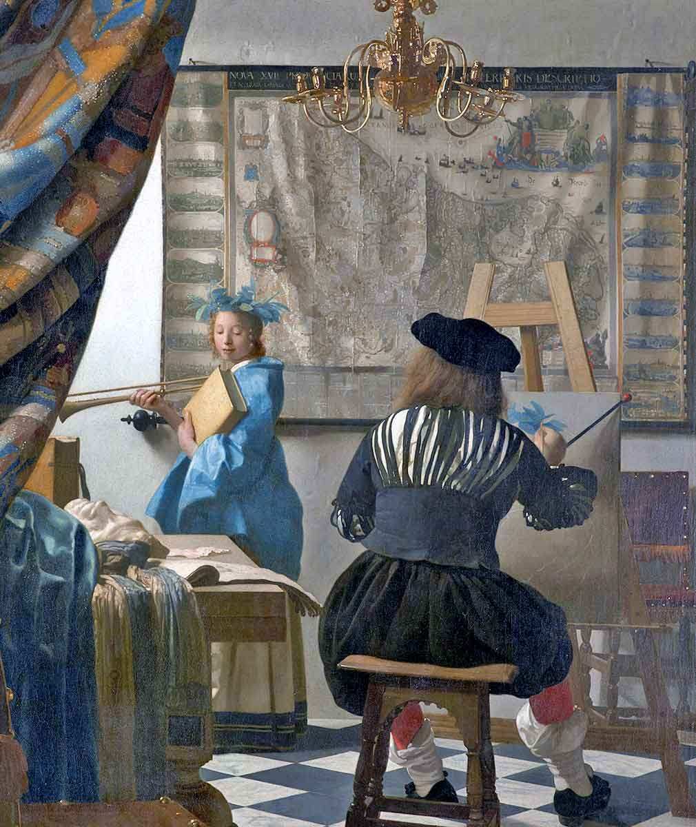 vermeer art of painting