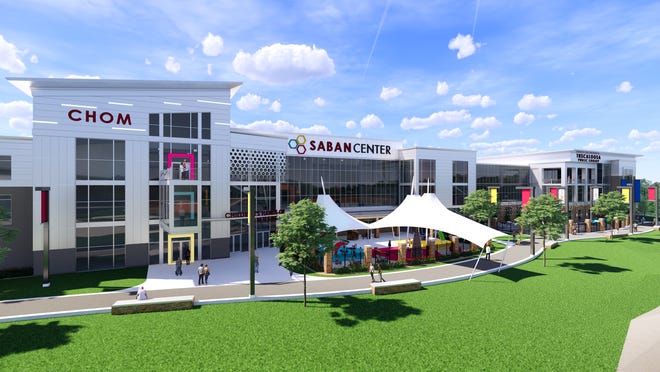 Artist's rendering of the Saban Center.