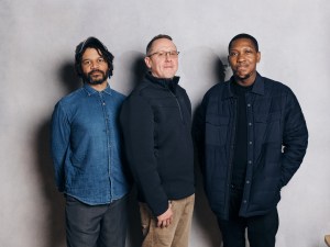 J.M. Harper, Erik Nielson and Kemba at the Deadline Portrait Studio during the 2024 Sundance Film Festival on January 22, 2024 in Park City, Utah.