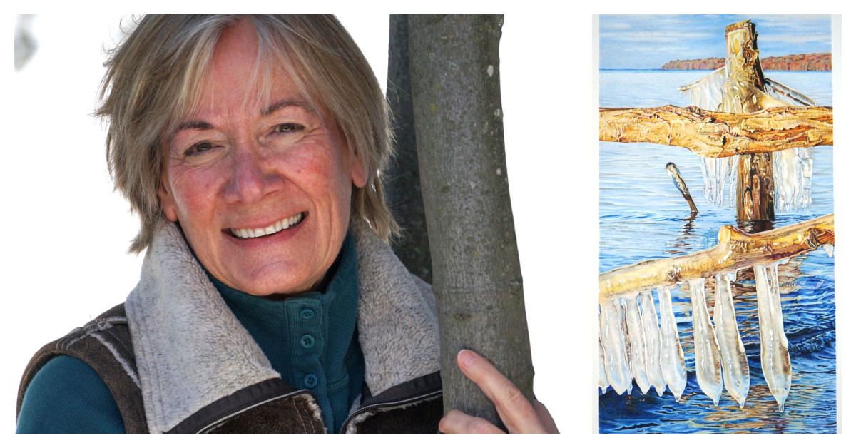 Artist Lynn Stephenson of Pencilmarkstudio on the Old Mission Peninsula | Stephenson Images