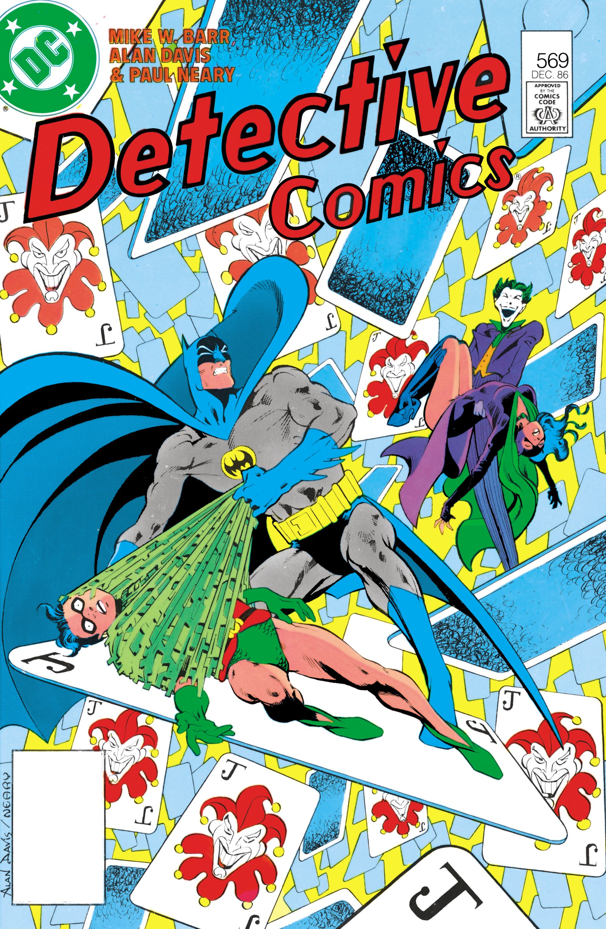 The cover of Detective Comics #569