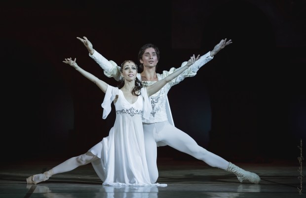 People's Artists of Ukraine Kateryna Kukhar and Oleksandr Stoianov. (Grand Kyiv Ballet)