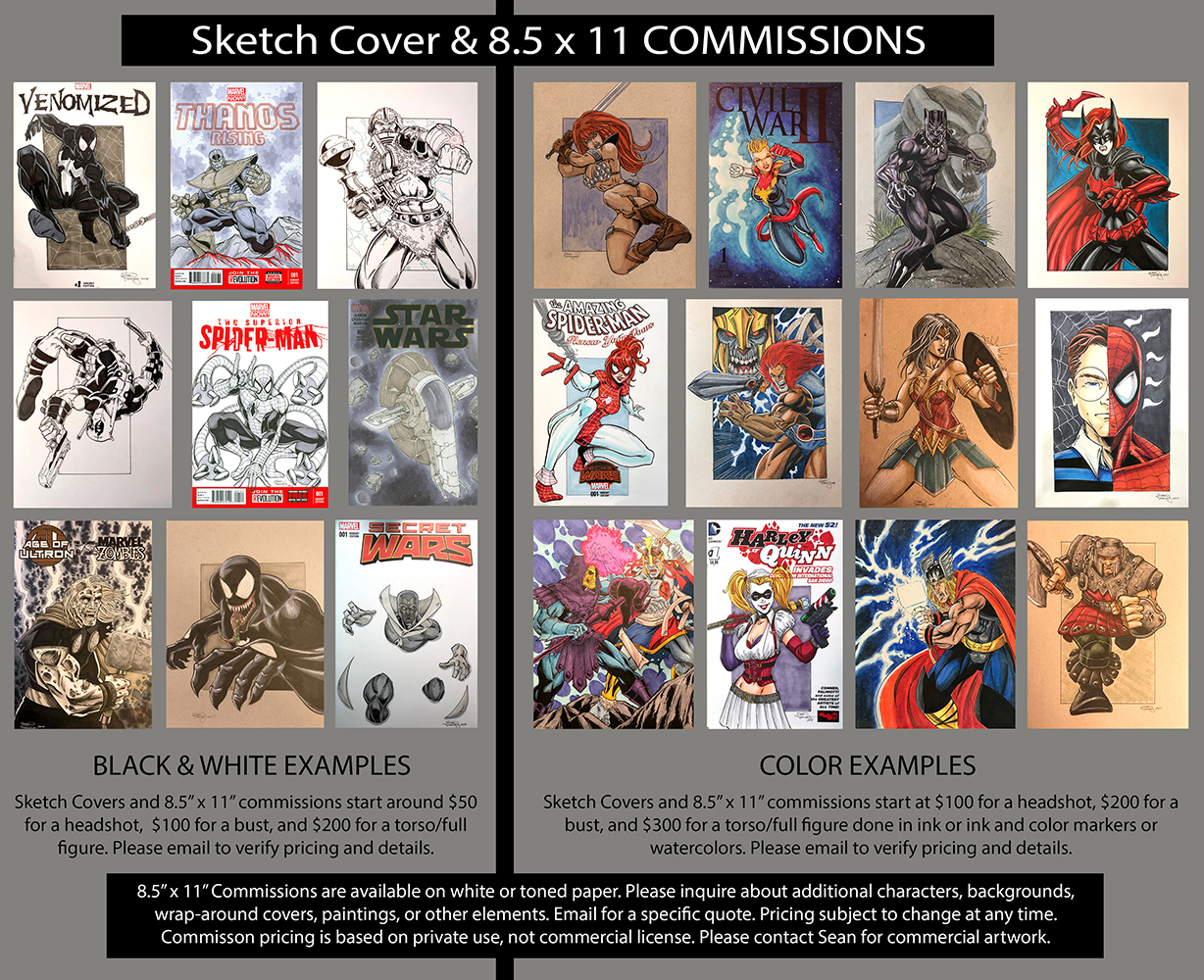 List of Open Artist Commissions for WonderCon 2024 Gallery Review Europe