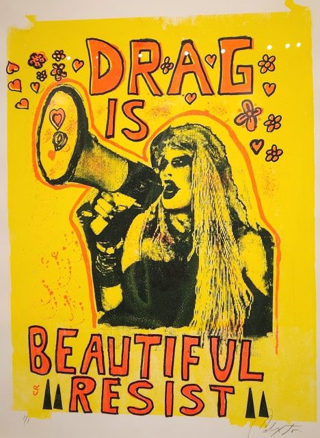Drag is beautiful resist.