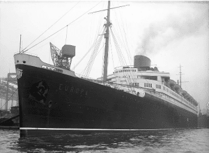 SS Europa prior to her maiden voyage in March 1930