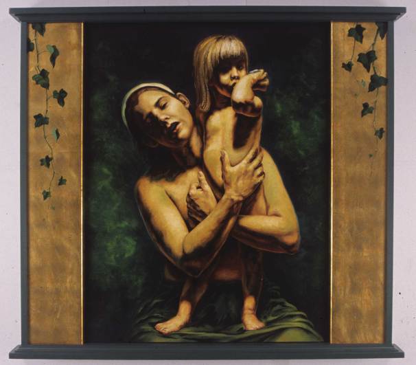 "Mother and Daughter" is oil on canvas. (Gary Chapman)