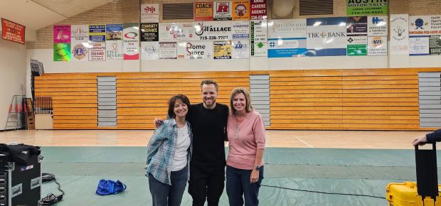 Hammer, Wilson, and Tinnes after the concert. (Courtesy Photo- Shane Dashner)