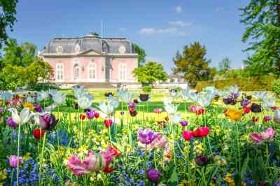 Spring blooms in the French Garden at Schloss Benrath