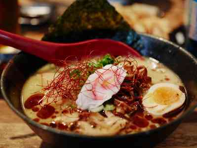 A bowl of ramen at Kushitei