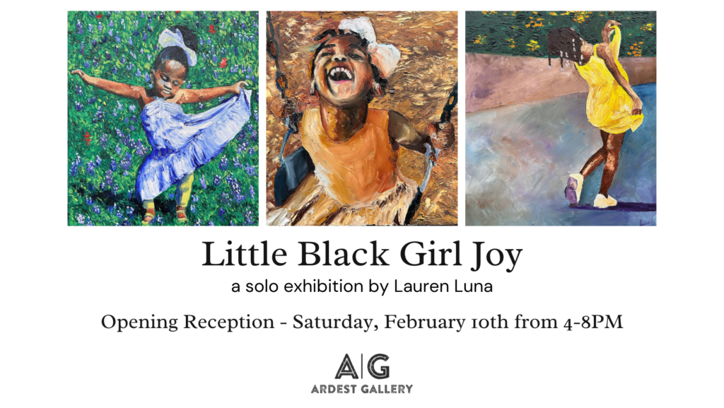 Lauren Luna Little Black Girl Joy at Ardest Gallery