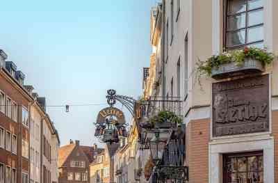 The famous Uerige Obergarige Hausbrauerei in the old town