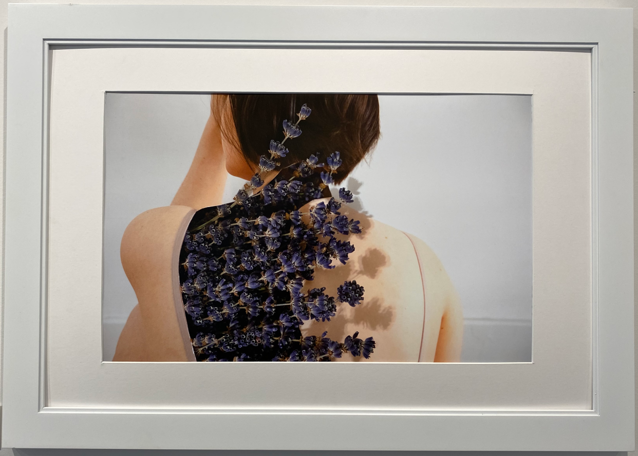 Grace Lawson's archival Inkjet print 'Bloom' from the group exhibition 'HeartStryngs' at ArtStryngs Gallery