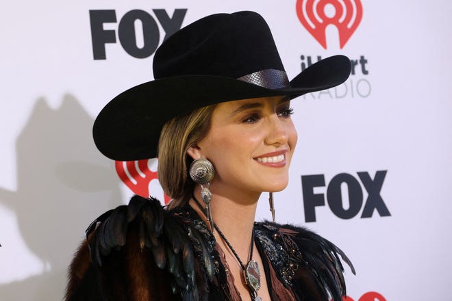 Lainey Wilson attends the iHeartRadio Music Awards at Dolby Theatre in Los Angeles, California, April 1, 2024.