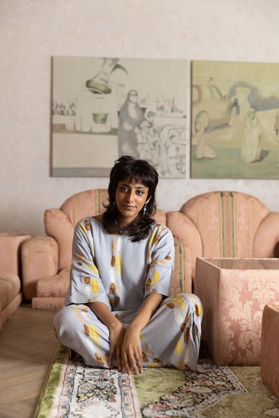 Emirati artist Almaha Jaralla. Photo: Department of Culture and Tourism – Abu Dhabi 